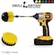 Drill Brush Power Scrubber By Useful Products 5 in W 5 in L Brush, Yellow Y-S-4M-5X-QC-DB - alternate 6